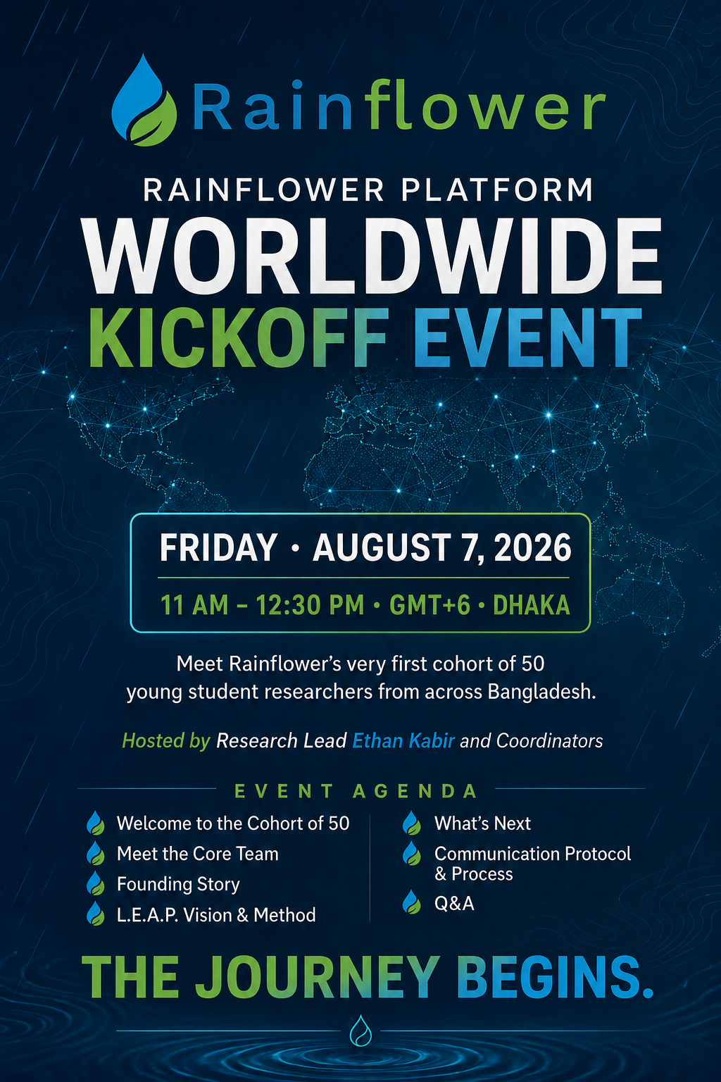 Worldwide Kick Off Event for Rainflower Platform