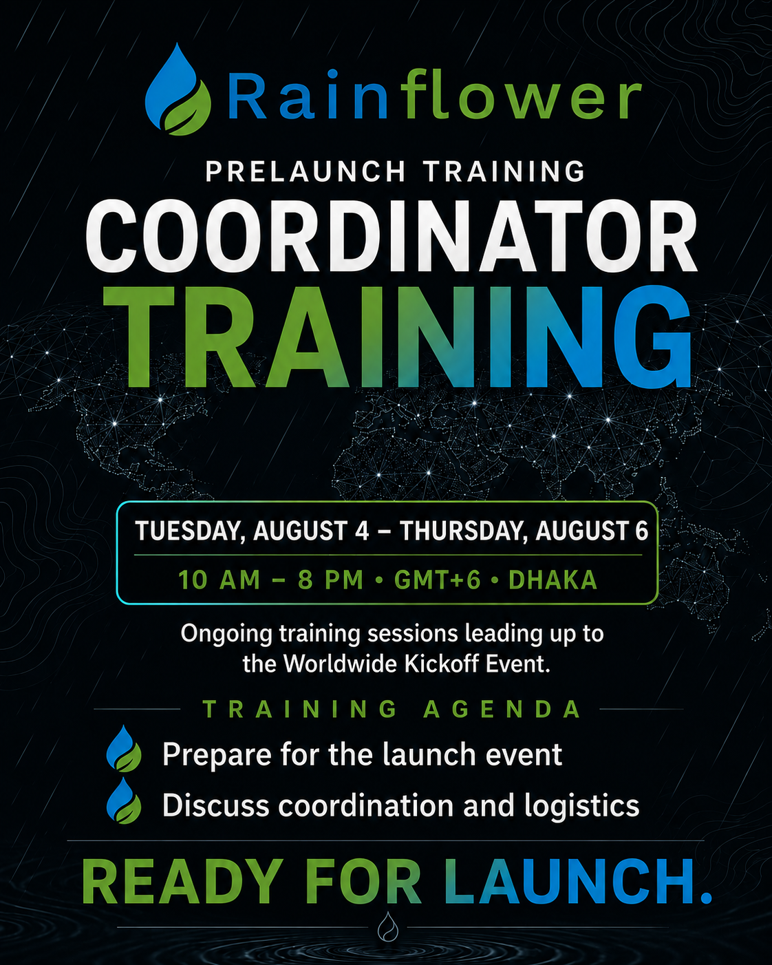 Coordinator Only Pre-launch Event