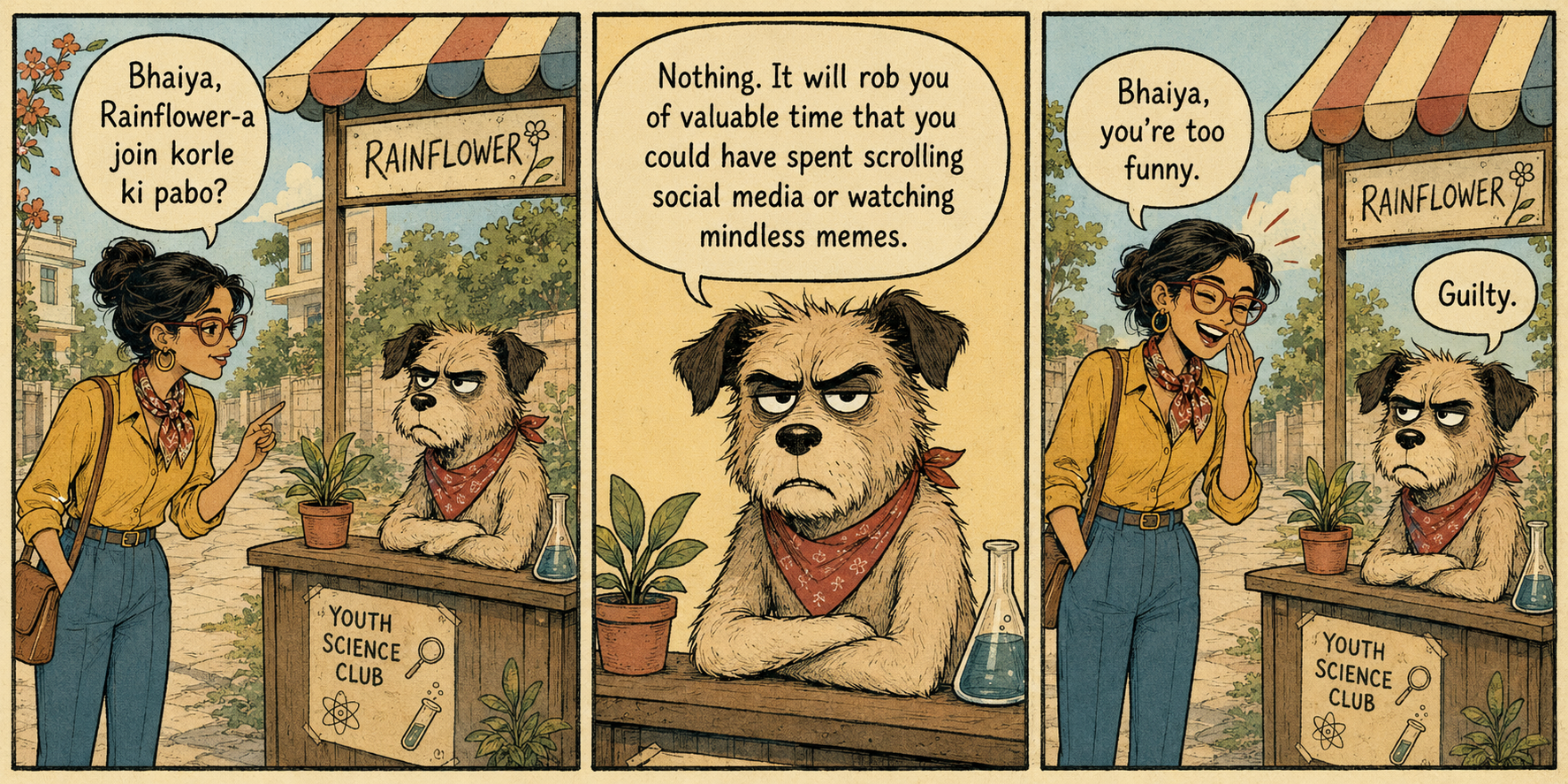 Rainflower: Terrible for Your Screen Time